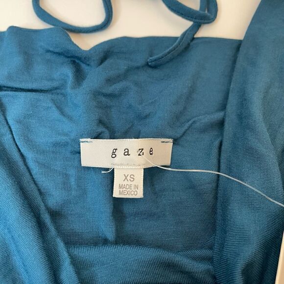 Gaze| soft| Rayon| XSmall| tie back| lightweight| stretchy| sleeveless top - Picture 7 of 9